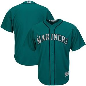 Majestic Seattle Mariners Men's Jersey Sz 52 Blue